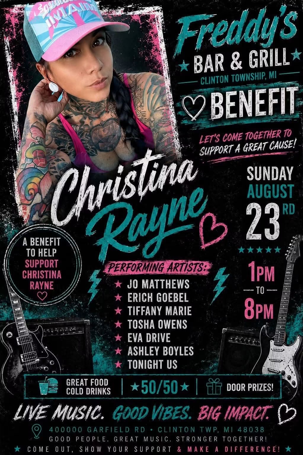 Live Music to benefit Christina Rayne