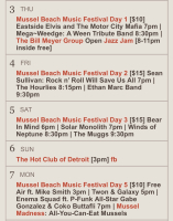 Mussel Beach Festival Day 1 